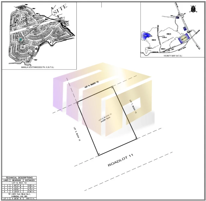 RESIDENTIAL LOT AT MANILA SOUTHWOODS RESIDENTIAL ESTATES 5 (03) FOR SALE image 5